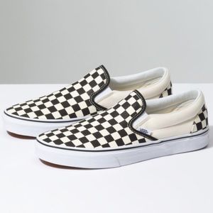 Checkered Slip Ons